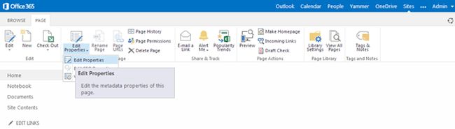 edit properties in sharepoint